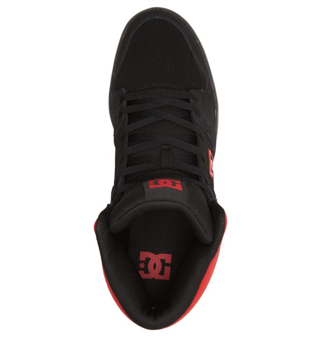 DC Cure - High-Top Leather Skate Shoes for Men  ADYS400072