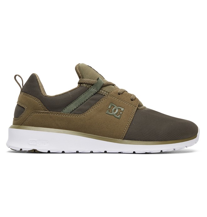 dcshoes, Heathrow - Zapatillas para Hombre, OLIVE NIGHT/WHITE (onw) 0 Heathrow - Zapatillas para Hombre Verde ADYS700071 DC Shoes