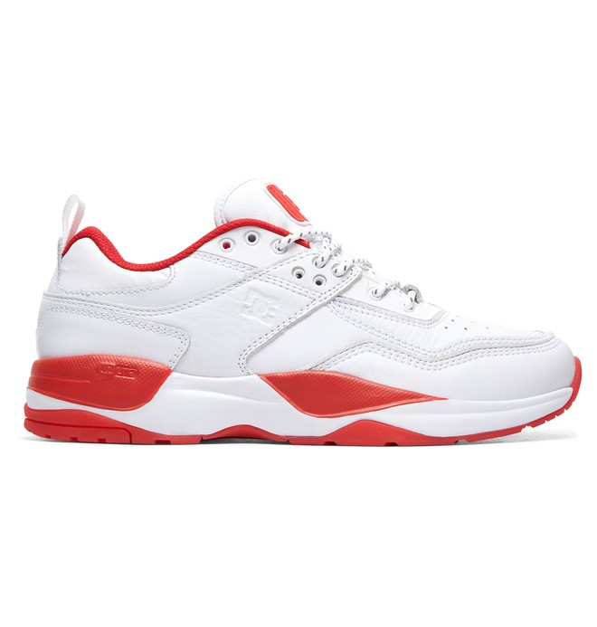 dcshoes, E.Tribeka S Skate Shoes, WHITE/RED (wrd) 0 E.Tribeka S Skate Shoes White ADYS700145 DC Shoes
