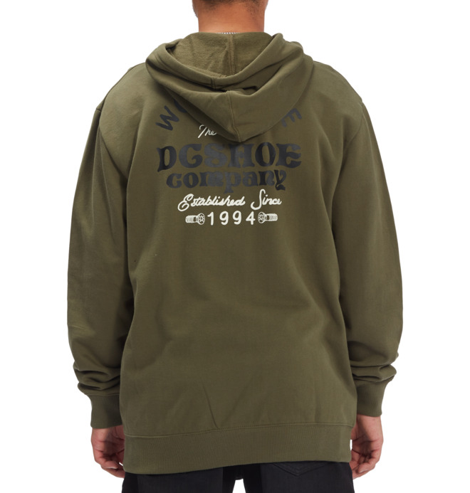 DC Higher Rank - Zip-Up Hoodie for Men  ADYSF03085