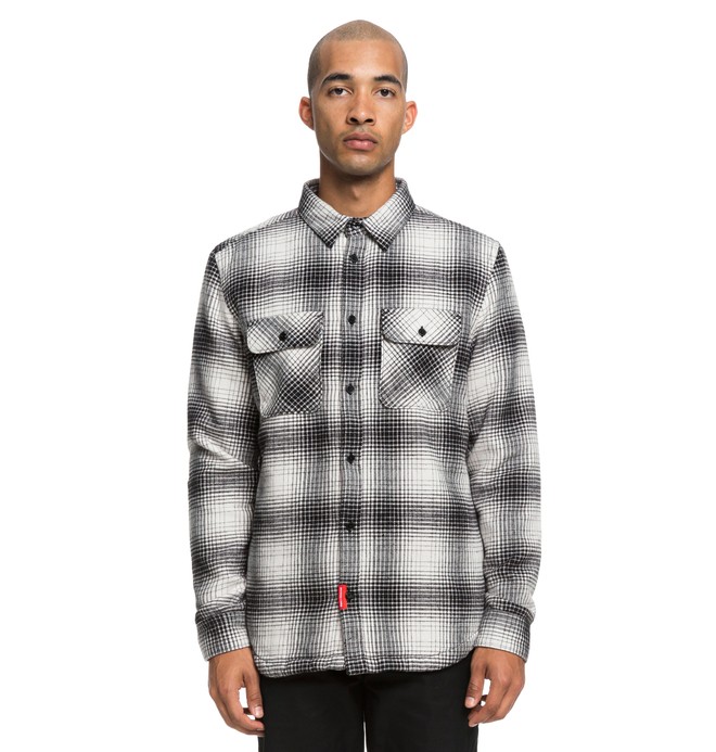 ombre flannel shirt