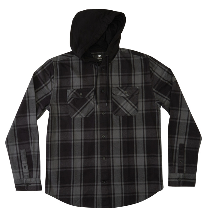 Ruckus Ed - Long Sleeve Hooded Shirt for Men  ADYWT03093