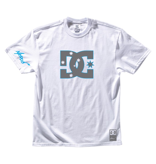 dcshoes, Men's Robbie Maddison Stars Tee, WHITE (wbn0) 0 Men's Robbie Maddison Stars Tee ADYZT00220 DC Shoes