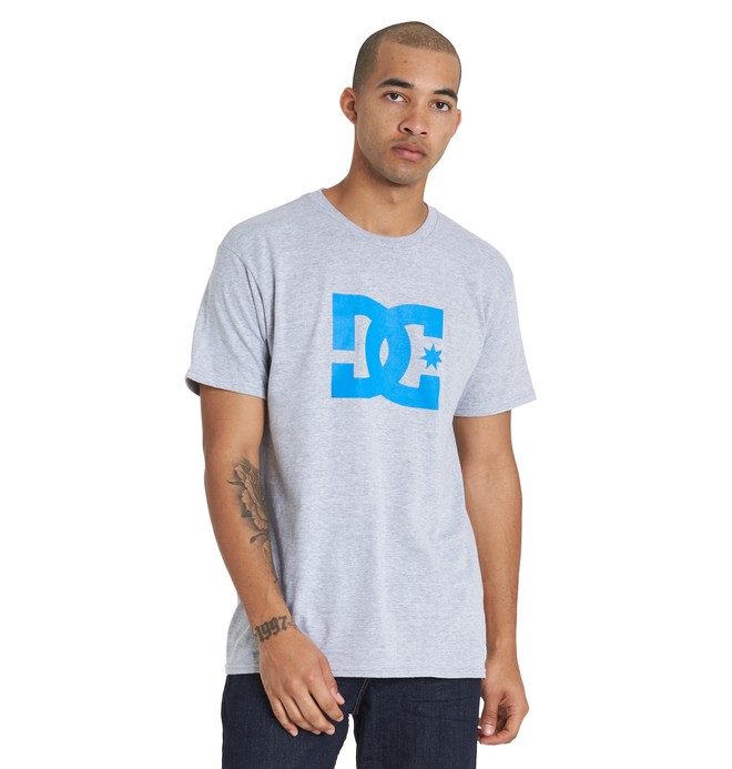 dcshoes, DC Star Tee, HEATHER GREY (knfh) 0 DC Star Tee Black ADYZT03119 DC Shoes