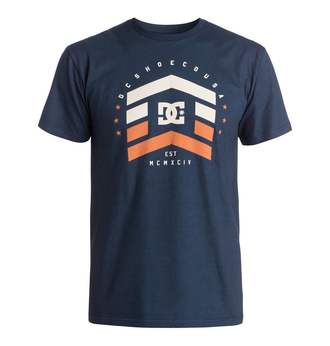 dcshoes, Men's Star Rank Tee, BLUE IRIS (btl0) 0 Men's Star Rank Tee ADYZT03466 DC Shoes