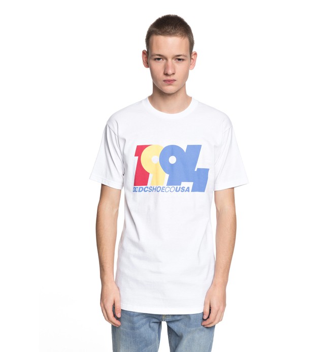 dcshoes, Graduate 94 Tee, SNOW WHITE (wbb0) 0 Graduate 94 Tee White ADYZT04252 DC Shoes