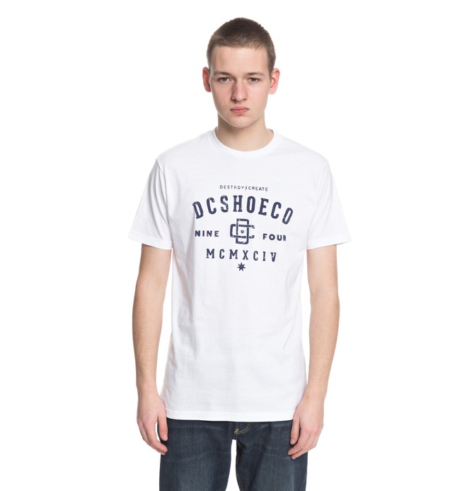 dcshoes, Abridged Tee, WHITE (wbb0) 0 Abridged Tee White ADYZT04300 DC Shoes