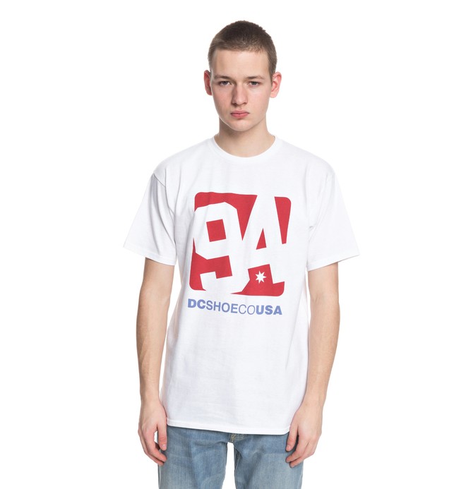 dcshoes, Arched Tee, WHITE (wbb0) 0 Arched Tee White ADYZT04306 DC Shoes