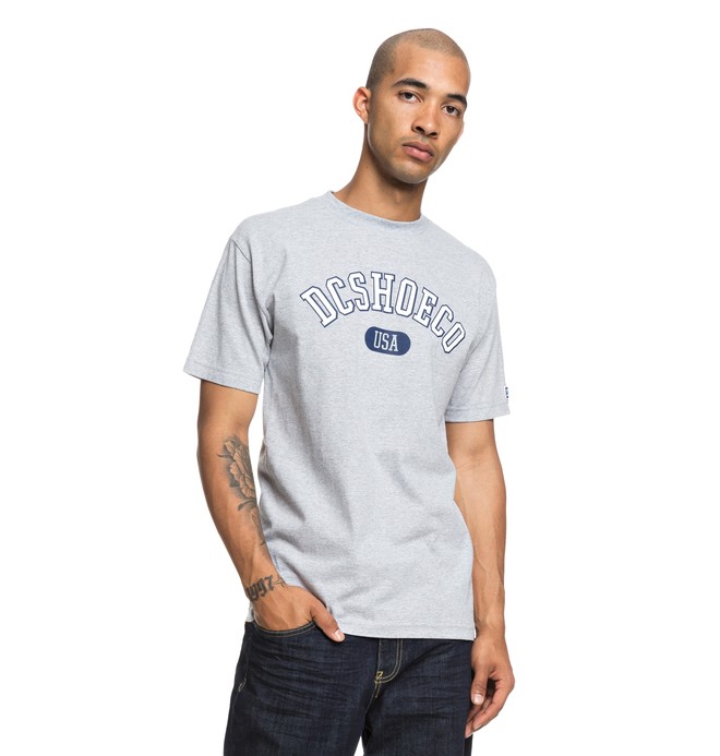 dcshoes, Arch Tee, GREY HEATHER (knfh) 0 Arch Tee Black ADYZT04356 DC Shoes