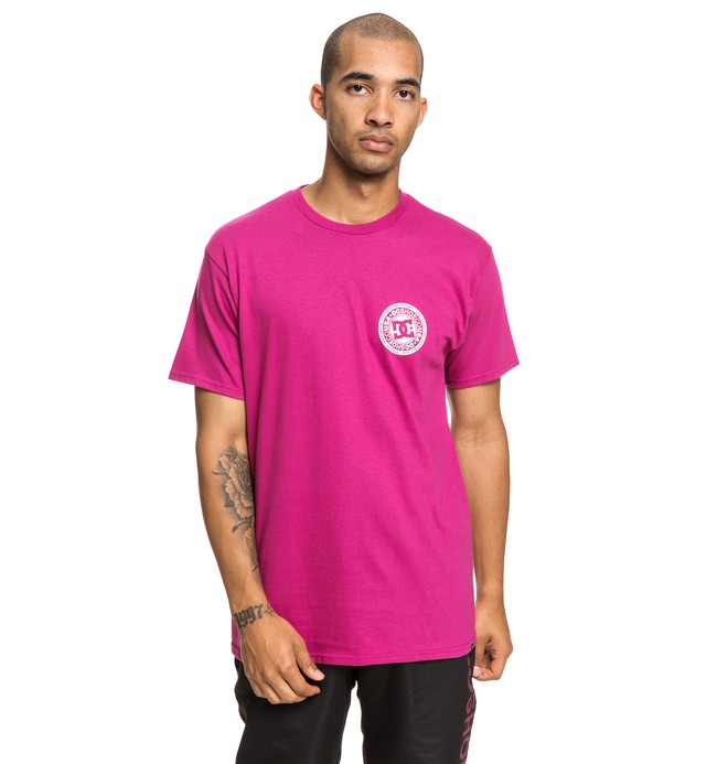 dcshoes, Circle Star Tee, VIVID VIOLA (mnf0) 0 Circle Star Tee Pink ADYZT04377 DC Shoes