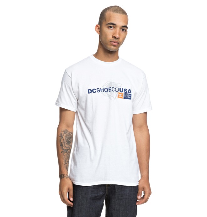 dcshoes, STRIP BOX SS, SNOW WHITE (wbb0) 0 STRIP BOX SS White ADYZT04378 DC Shoes