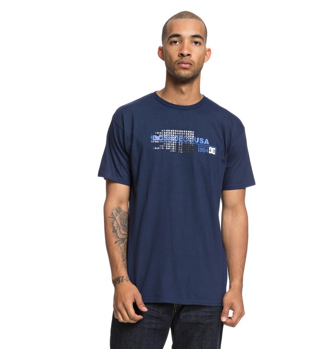 dcshoes, Flipgrade Tee, BLACK IRIS (btl0) 0 Flipgrade Tee Blue ADYZT04422 DC Shoes