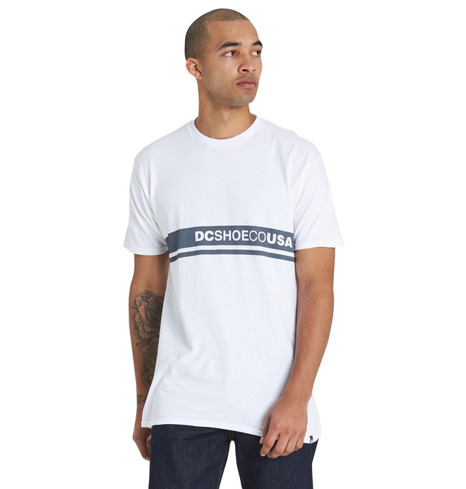 dcshoes, Bloklyn Tee, WHITE (wbb0) 0 Bloklyn Tee White ADYZT04442 DC Shoes
