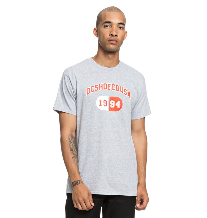 dcshoes, Jimrat Tee, HEATHER GREY (htr) 0 Jimrat Tee Grey ADYZT04450 DC Shoes