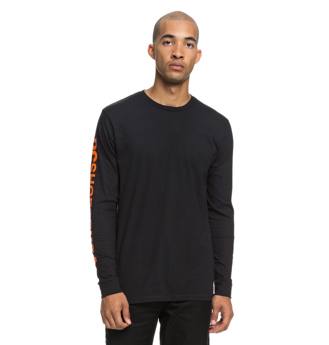 dcshoes, Wordarm Long Sleeve Tee, BLACK (kvj0) 0 Wordarm Long Sleeve Tee Black ADYZT04460 DC Shoes