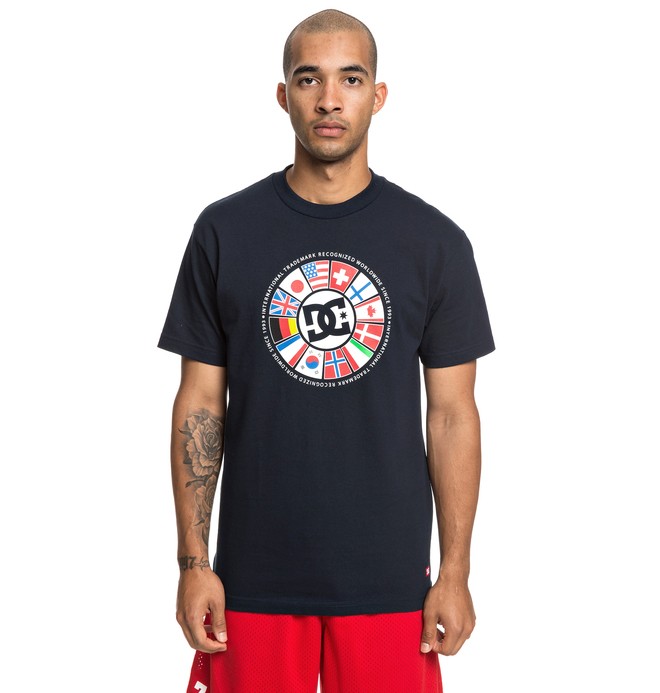 dcshoes, Футболка Intl, DC NAVY (btl0) 0 Футболка Intl Синий ADYZT04493 DC Shoes