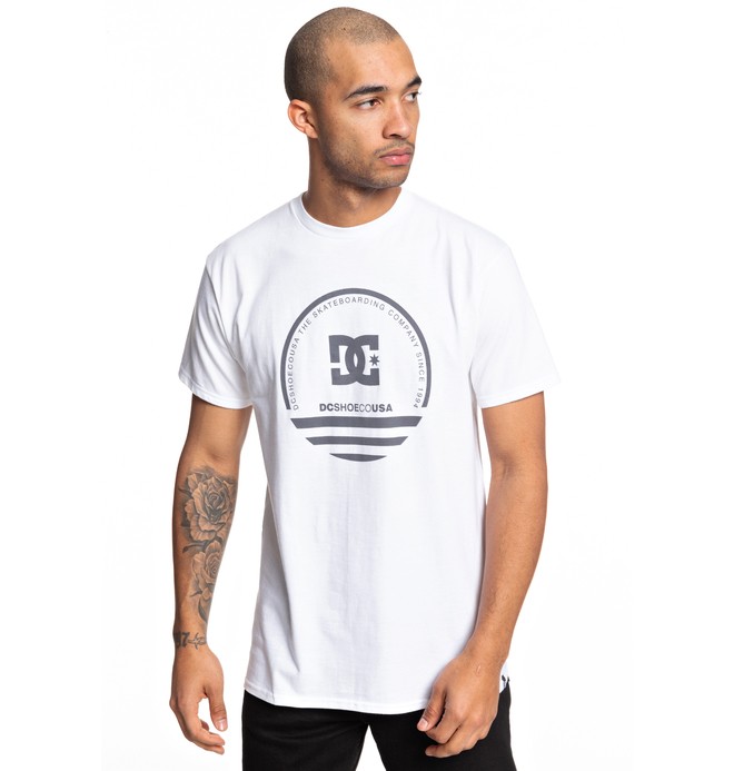 dcshoes, Camiseta Fatal Sting, SNOW WHITE (wbb0) 0 Camiseta Fatal Sting Blanco ADYZT04507 DC Shoes