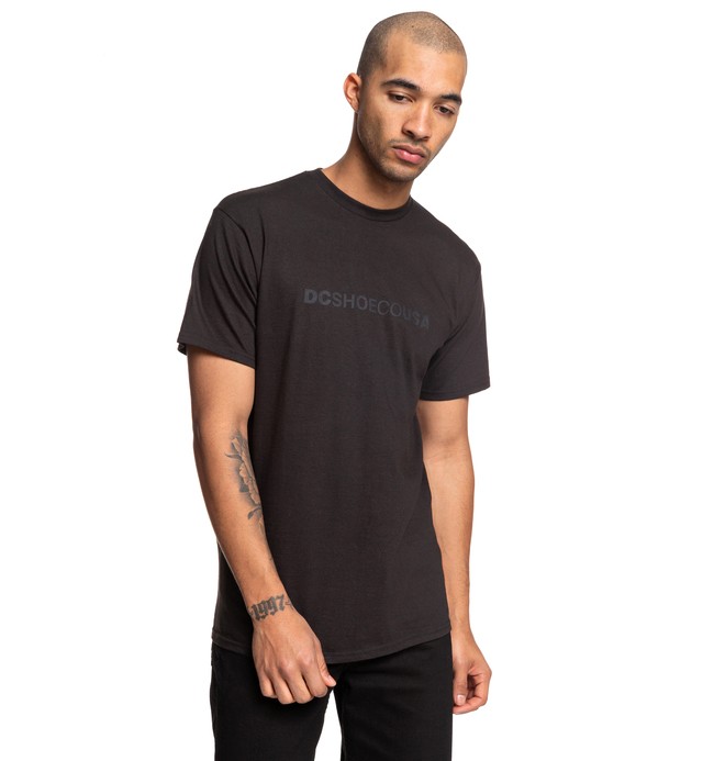 dcshoes, Side To Side Tee, BLACK (kvj0) 0 Side To Side Tee Black ADYZT04509 DC Shoes