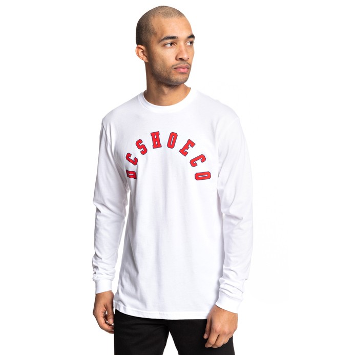 dcshoes, Deecee Long Sleeve Tee, SNOW WHITE (wbb0) 0 Deecee Long Sleeve Tee White ADYZT04511 DC Shoes