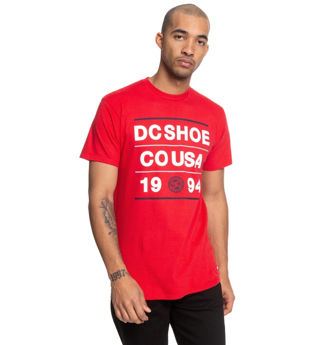 dcshoes, Property Tee, RACING RED (rqr0) 0 Property Tee Red ADYZT04512 DC Shoes