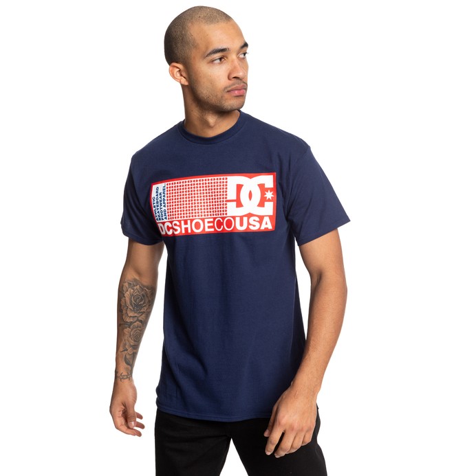 dcshoes, Pill Boster Tee, BLACK IRIS (btl0) 0 Pill Boster Tee Blue ADYZT04519 DC Shoes