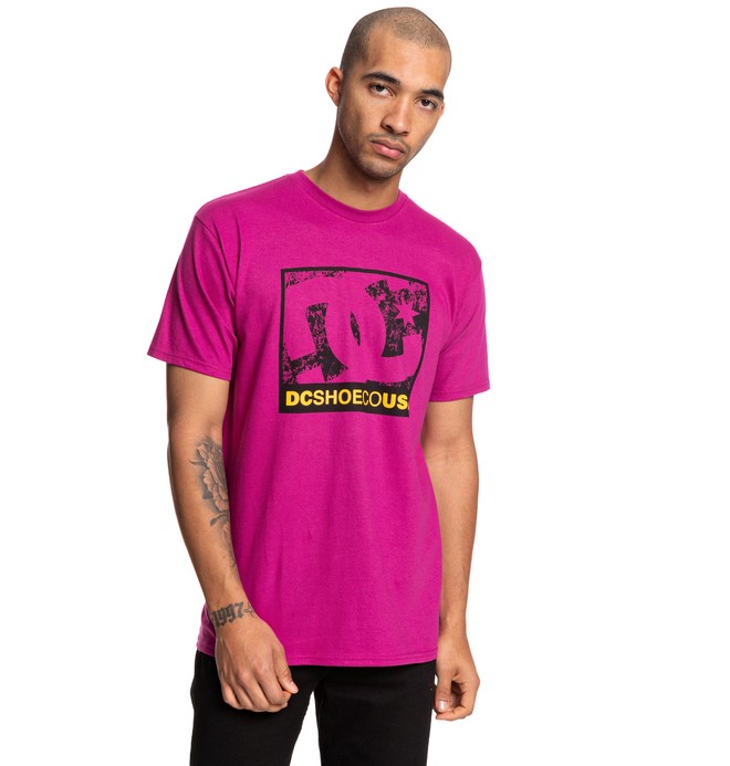 dcshoes, On The Strenth Tee, VIVID VIOLA (mnf0) 0 On The Strenth Tee Pink ADYZT04521 DC Shoes