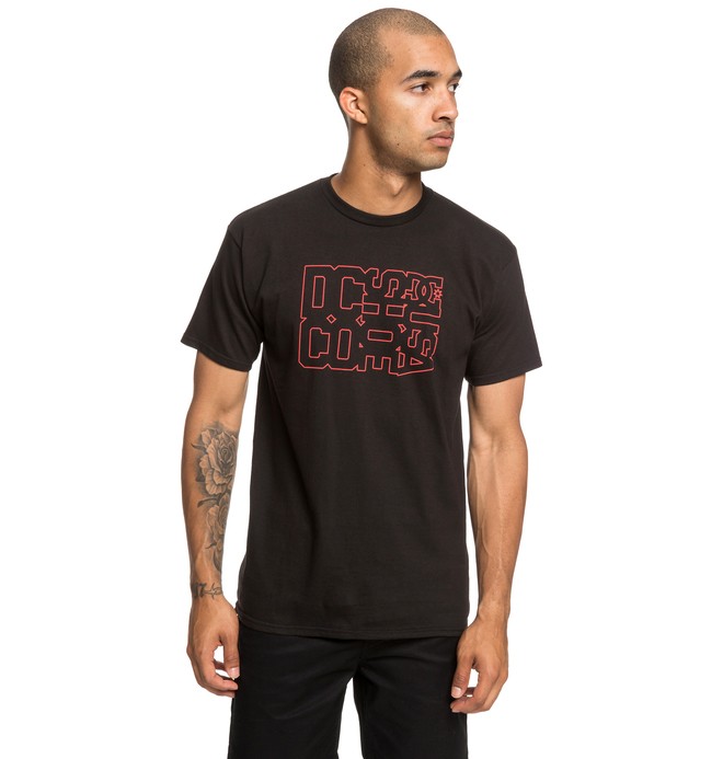 dcshoes, Weldos Tee, BLACK (kvj0) 0 Weldos Tee Black ADYZT04526 DC Shoes