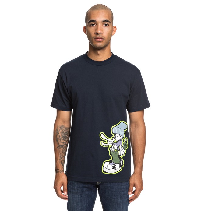 dcshoes, B-Boy - Tee für Männer, DC NAVY (btl0) 0 B-Boy - Tee für Männer Blau ADYZT04530 DC Shoes