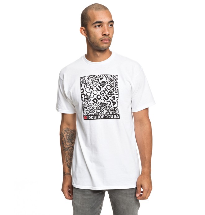 dcshoes, Cover Up Tee, SNOW WHITE (wbb0) 0 Cover Up Tee White ADYZT04531 DC Shoes
