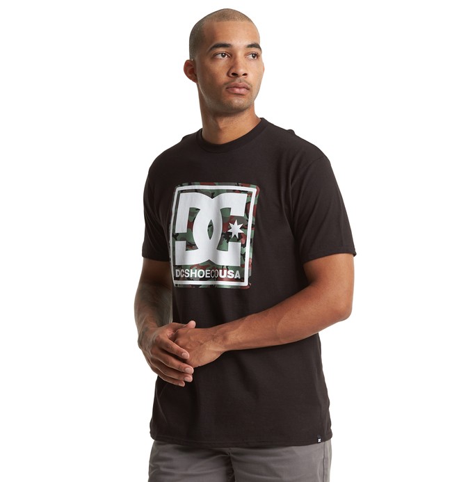 dcshoes, Pattern Box Tee, BLACK (kvj0) 0 Pattern Box Tee Black ADYZT04598 DC Shoes