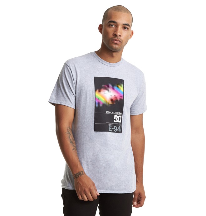 dcshoes, Home Video Tee, GREY HEATHER (knfh) 0 Home Video Tee Black ADYZT04602 DC Shoes