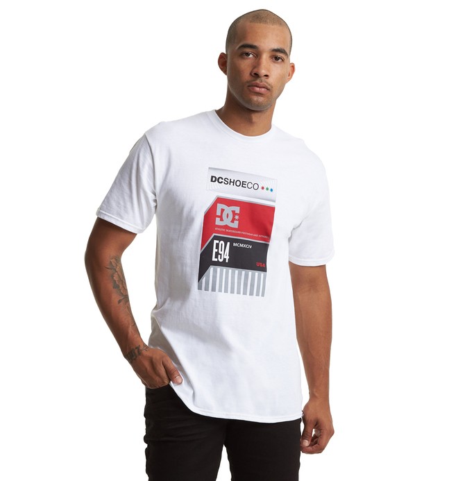 dcshoes, Home Video Tee, SNOW WHITE (wbb0) 0 Home Video Tee White ADYZT04602 DC Shoes