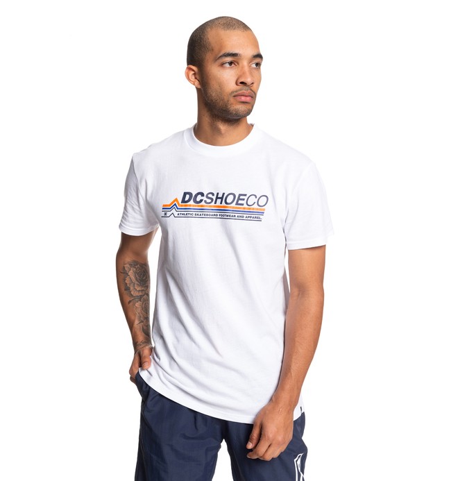 dcshoes, Lightspeed Tee, SNOW WHITE (wbb0) 0 Lightspeed Tee White ADYZT04612 DC Shoes