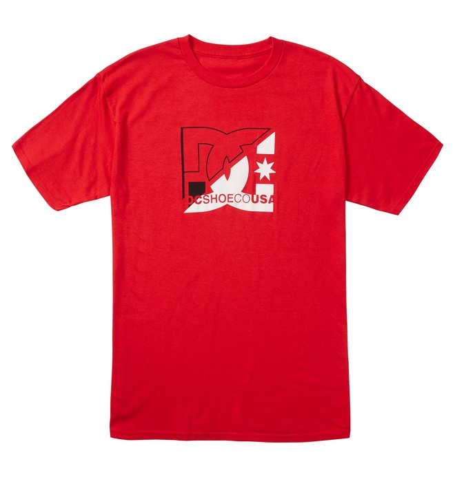 dcshoes, Sight Essy Tee for Men, RACING RED (rqr0) 0 Sight Essy Tee for Men Red ADYZT04766 DC Shoes