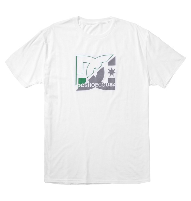 dcshoes, Sight Essy Tee for Men, SNOW WHITE (wbb0) 0 Sight Essy Tee for Men White ADYZT04766 DC Shoes