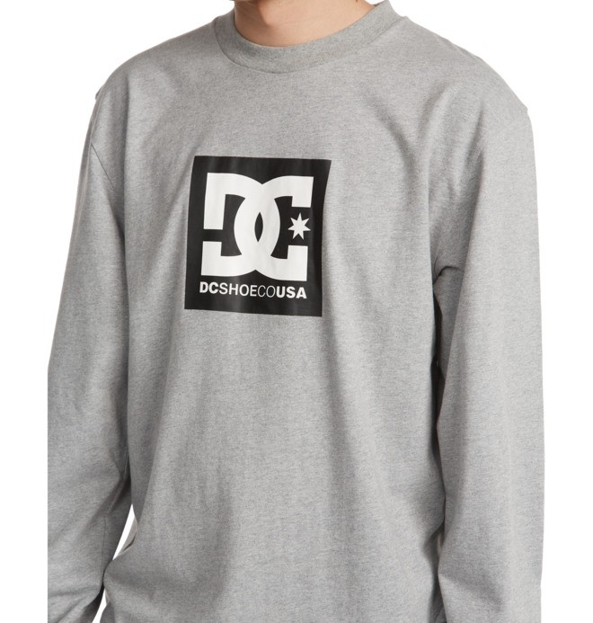 DC Square Star - Long Sleeve T-Shirt for Men ADYZT04997