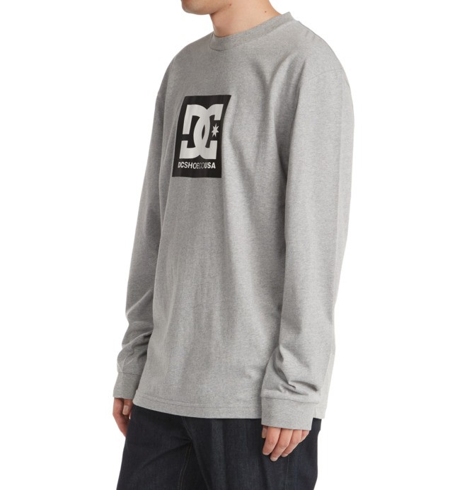 DC Square Star - Long Sleeve T-Shirt for Men ADYZT04997