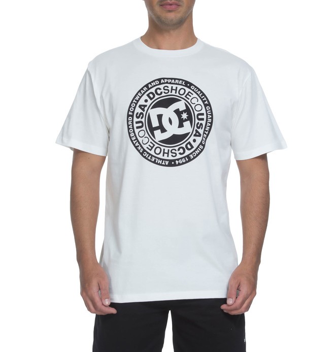 dcshoes, DC CAM BAS CIRCLE STAR, SNOW WHITE* (snw) 0 DC CAM BAS CIRCLE STAR Branco BR61114574 DC Shoes