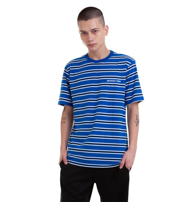 dcshoes, Camiseta Listrada Jess DC Shoes, NAUTICAL BLUE* (bqr0) 0 Camiseta Listrada Jess DC Shoes BR61143111 DC Shoes