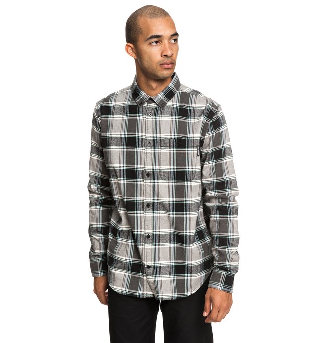 dcshoes, Camisa Manga Longa Xadrez Northboat DC Shoes, TRUE BLACK (kvj0) 0 Camisa Manga Longa Xadrez Northboat DC Shoes Preto BR62291183 DC Shoes