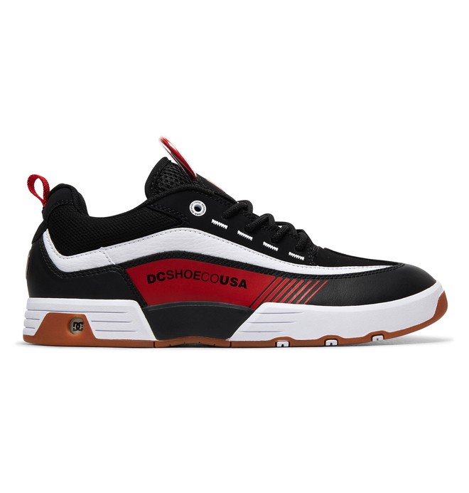 dcshoes, Tênis Legacy 98 Slim DC Shoes, BLACK/RED/WHITE (xkrw) 0 Tênis Legacy 98 Slim DC Shoes BRADYS100445 DC Shoes