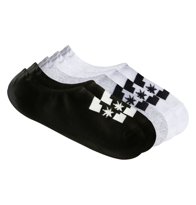 dcshoes, DC 3 Pack - Sneaker-Socken, ASSORTED (kvj8) 0 DC 3 Pack - Sneaker-Socken Schwarz EDBAA03003 DC Shoes