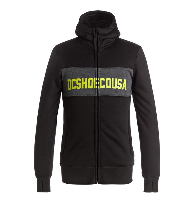 dcshoes, Billboard - Zip-Up Riding Hoodie for Boys 8-16, BLACK (kvj0) 0 Billboard - Zip-Up Riding Hoodie for Boys 8-16 Black EDBFT03106 DC Shoes