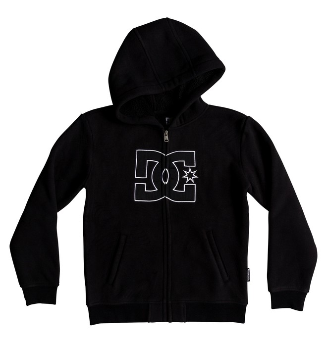 dcshoes, Boy's 8-16 New Star Sherpa Zip-Up Hoodie, BLACK (kvj0) 0 Boy's 8-16 New Star Sherpa Zip-Up Hoodie Black EDBFT03142 DC Shoes