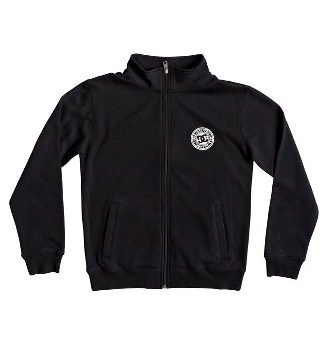 dcshoes, Rebel - Sudadera con Cuello Alto y Cremallera para Chicos 8-16, BLACK (kvj0) 0 Rebel - Sudadera con Cuello Alto y Cremallera para Chicos 8-16 Negro EDBFT03153 DC Shoes