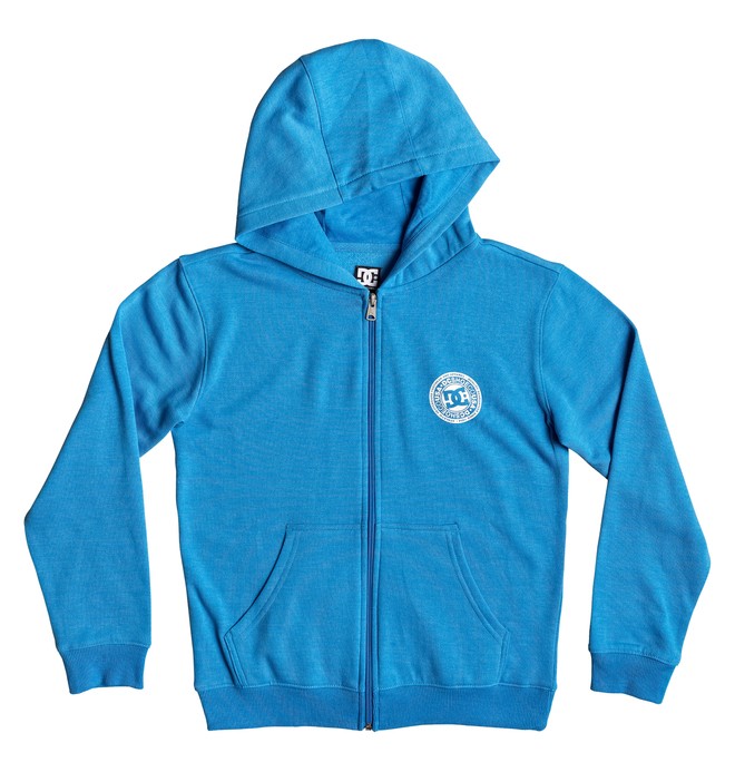 dcshoes, Rebel - Sudadera con Capucha y Cremallera para Chicos 8-16, BRILLIANT BLUE (bnl0) 0 Rebel - Sudadera con Capucha y Cremallera para Chicos 8-16 Azul EDBFT03155 DC Shoes