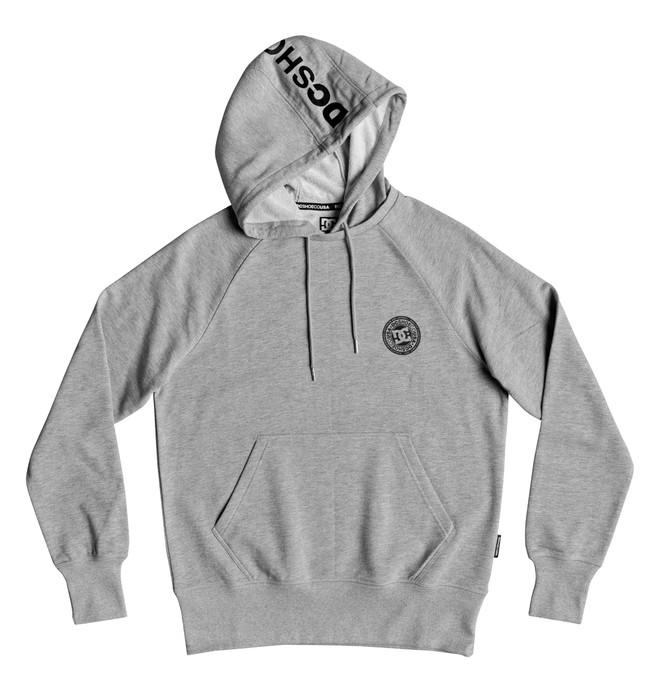 dcshoes, Belham - Sudadera con Capucha para Chicos, GREY HEATHER (knfh) 0 Belham - Sudadera con Capucha para Chicos Negro EDBFT03159 DC Shoes