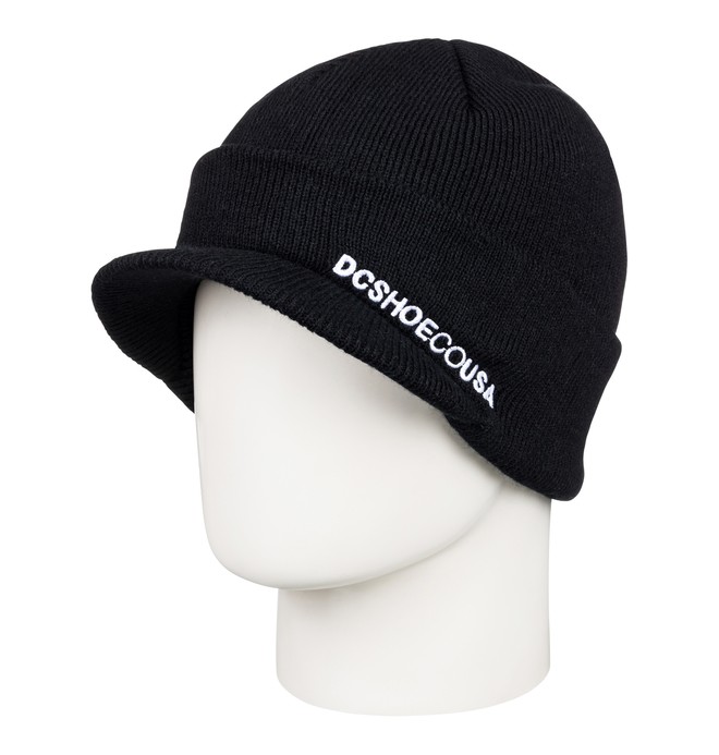 dcshoes, Marquee Visor Beanie, BLACK (kvj0) 0 Marquee Visor Beanie Black EDBHA03028 DC Shoes