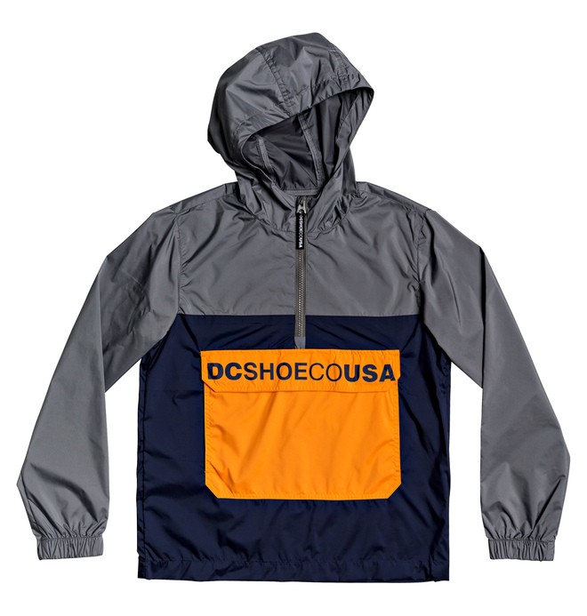 dcshoes, Sedgefield Water-Resistant Hooded Anorak, PEWTER (kpf0) 0 Sedgefield Water-Resistant Hooded Anorak Black EDBJK03047 DC Shoes
