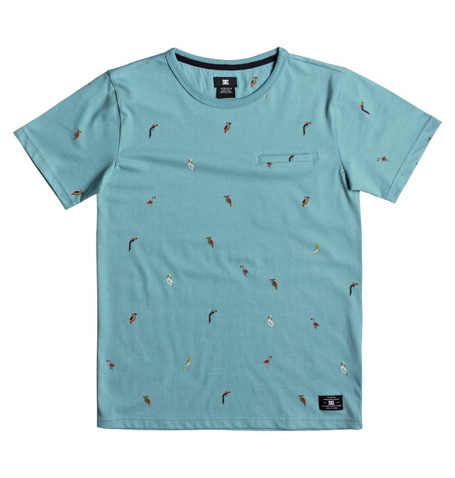 dcshoes, 2Can - T-Shirt, MAUI BLUE TOUCAN (bha1) 0 2Can - T-Shirt Blue EDBKT03091 DC Shoes